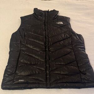The North Face Charcoal Quilted Vest
